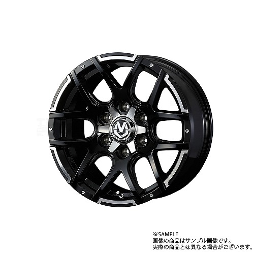 ウェッズ ADVENTURE MUD VANCE 04 16x6.5 38 6H/139.7 ブラックポリッシュ ホイール アドベンチャー 1本 38926 トラスト企画 (179132154｜トラスト企画