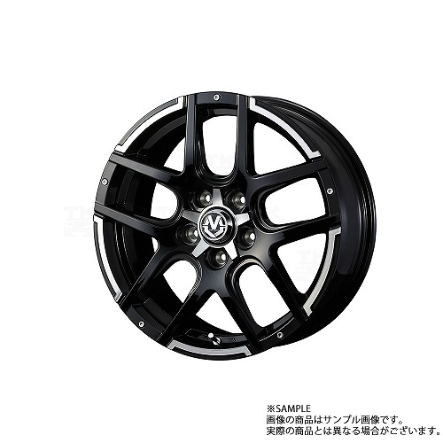 ウェッズ ADVENTURE MUD VANCE 04 17x7.0 38 5H/114.3 ブラックポリッシュ ホイール アドベンチャー 1本 38929 トラスト企画 (179132157