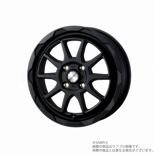 ウェッズ ADVENTURE MUD VANCE 06 14x4.5 45 4H/100 フルマットブラック ホイール アドベンチャー 1本 40201 トラスト企画 (179132527