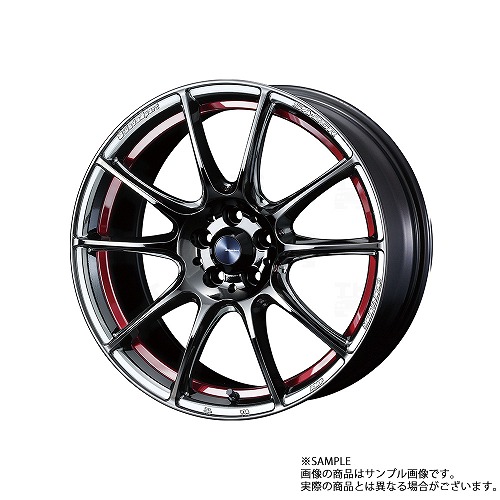 WEDS ウェッズ スポーツ WedsSport SA-25R 19x8.0 45 5H/114.3 METAL BLACK/F アルミ ホイール 1本 73814 トラスト企画 (179133016