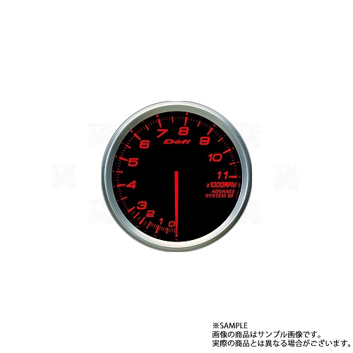 Defi デフィ Defi-Link アドバンス BF 80φ タコメーター/エンジン回転計 0?11000RPM アンバーレッド DF11002 トラスト企画 (591161142