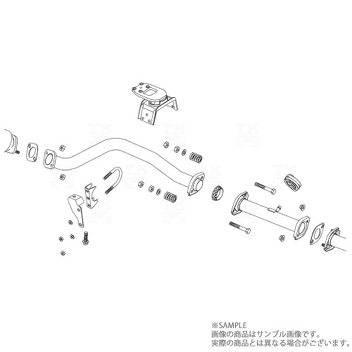 FUJITSUBO フジツボ フロント パイプ カプチーノ EA21R K6A 1991/10-1998/3 620-80313 トラスト企画 (759141052