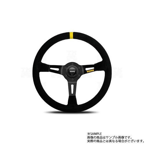 MOMO モモ ステアリング MOD.08 スエード/ブラックスポーク モデル08 スエード/ブラックスポーク 350mm M-60 正規品 (872111044