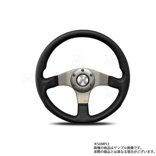 MOMO モモ ステアリング TUNER DARK GREY チューナー ダークグレイスポーク 320mm T-11 トラスト企画 正規品 (872111059