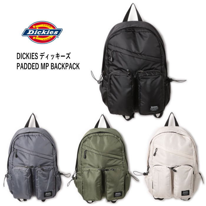 Dickies ディッキーズ DK PADDED MP BACKPACK うしろ側風呂敷き包み 背嚢 メンズ レディース お坊っちゃん 成年者 中高生 御徒面子 BAG ロゴタイプ 差し上げ物 DK-81278700