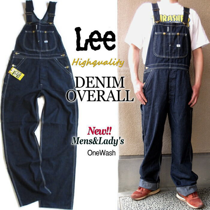 オーイシマサヨシ Leeコラボ ダークデニム オーバーオール Lサイズ オーイシマサヨシ Leeコラボ ダークデニム オーバーオール Lサイズ