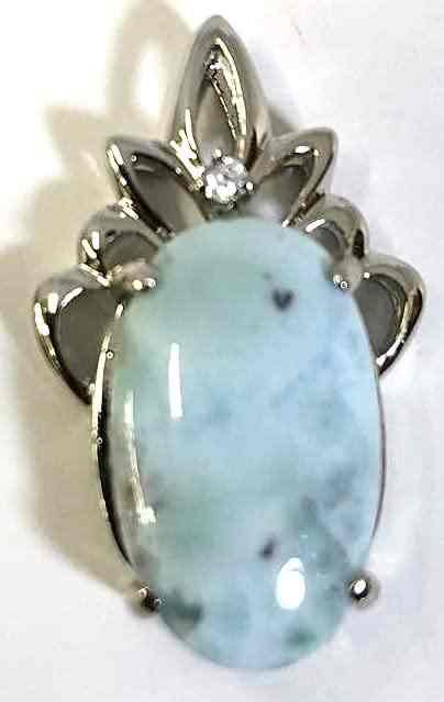 楽天市場】一点物 ラリマー ペンダント トップ Silver925 アート