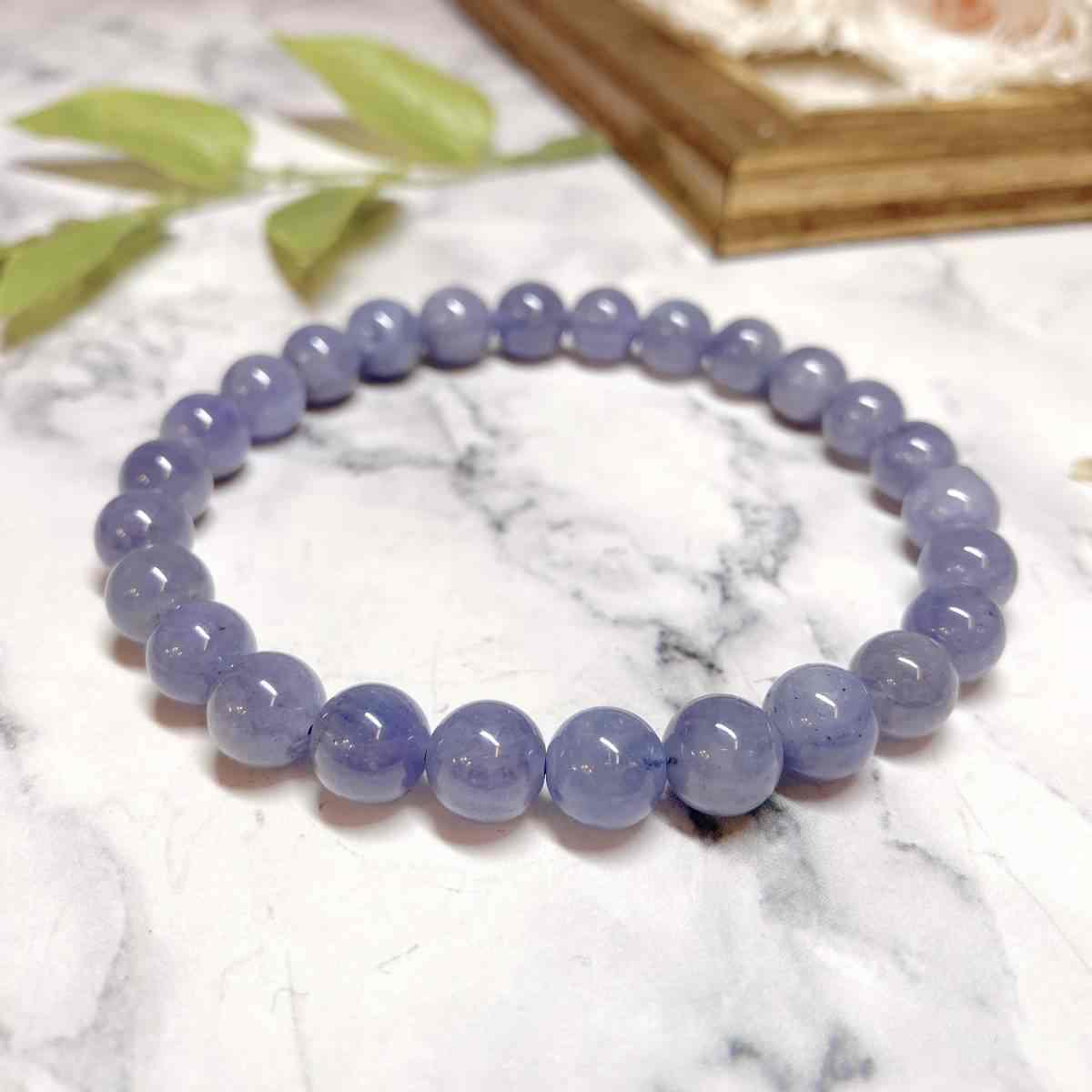 No.【E4392】タンザナイト＊ブレスレット＊7＊Tanzanite＊bracelet