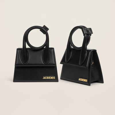 JACQUEMUS ジャックムス Noeud Leather Bag 御徒面子