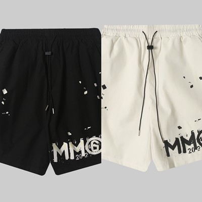 Maison Margiela メゾンマルジェラ ズボン下 遊撃手ズボン下 二分の一ズボン下 MM6 エムエムシックス メンズ 電話番号ロゴタイプ 色合い 2色 レディース 棲み家 マルジェラ