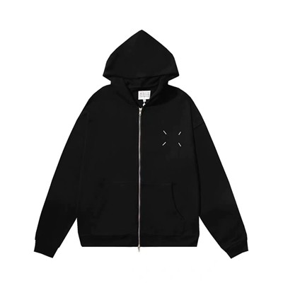 Maison Margiela メゾンマルジェラ パーカー ジップアップ フーディー 汗水 ロゴタイプ  メンズ レディース 棲み家 マルジェラ