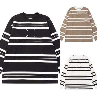 Maison Margiela メゾンマルジェラ 大層らしい大きさ ロンT トップス 暦 ロゴタイプ  メンズ レディース 長袖 住み家 マルジェラ