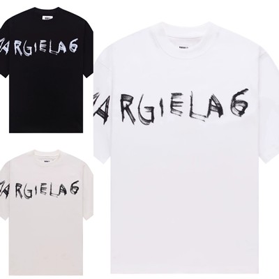 Maison Margiela メゾンマルジェラ MM6 エムエムシックス ティーシャツ トップス 暦 ロゴタイプ  メンズ レディース 住み家 マルジェラ