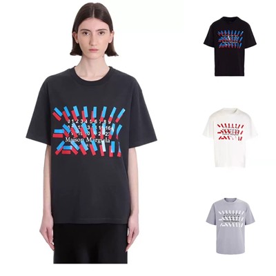Maison Margiela メゾンマルジェラ MM6 エムエムシックス ティーシャツ トップス 暦 ロゴタイプ  メンズ レディース 住み家 マルジェラ