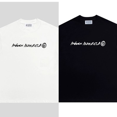 Maison Margiela メゾンマルジェラ MM6 エムエムシックス ティーシャツ トップス 暦 ロゴタイプ  メンズ レディース 住み家 マルジェラ