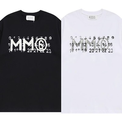 Maison Margiela メゾンマルジェラ MM6 エムエムシックス ティーシャツ トップス 暦 ロゴタイプ  メンズ レディース 棲み家 マルジェラ
