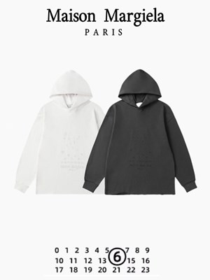 Maison Margiela メゾンマルジェラ MM6 エムエムシックス パーカー 汗水 調教師 ボンネット フーディー レディース メンズ