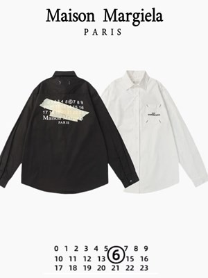 Maison Margiela メゾンマルジェラ MM6 エムエムシックス プルオーバー 心地よいプルオーバー トップス Yシャツ レディース メンズ