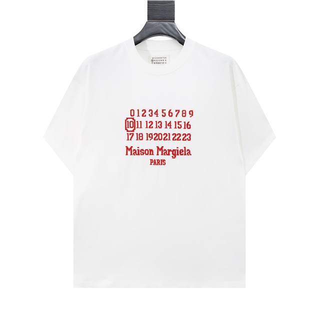 Maison Margiela メゾンマルジェラ Tシャツ MM6 エムエムシックス トップス カレンダー ナンバーロゴ レディース メゾン マルジェラ｜AYA-FARM店 26,235円