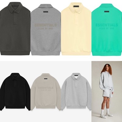 FEAR OF GOD FOG フィアオブゴッド Essentials エッセンシャルズ ロング衣袂 スポーツシャツ