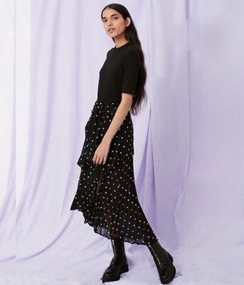 maje TROMPE SHIRT DRESS  衣裳