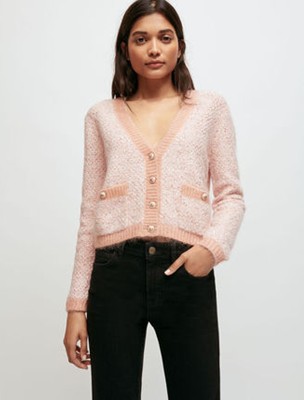 maje Decorative knit cardigan カーディガン|AYA-FARM店