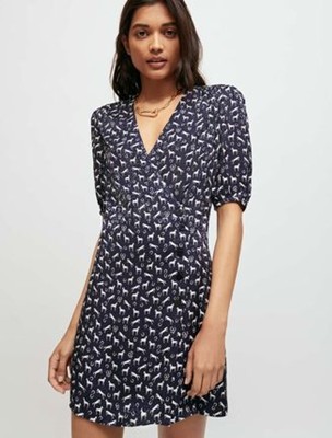 maje  Horse print jacquard dress 衣装