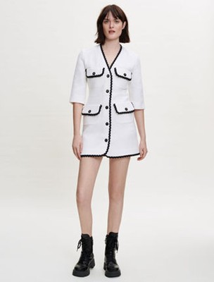 maje   Contrasting tweed dress Add to 衣裳