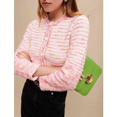 maje  CARDIGAN WITH CONTRASTING THREADS ジレー