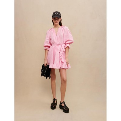maje  RUFFLED MINI DRESS 衣裳