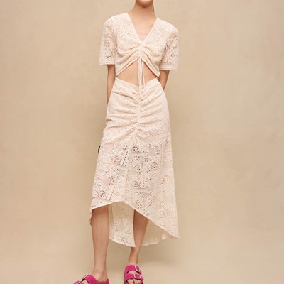 maje  CROCHET DRESS 衣裳