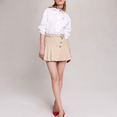 maje  PLEATED MINI-SKIRT スコート