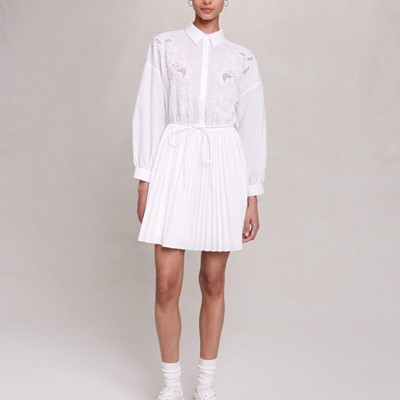 maje  SHORT SHIRT DRESS 衣裳