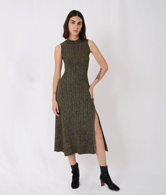 maje LUREX KNIT DRESS  衣裳