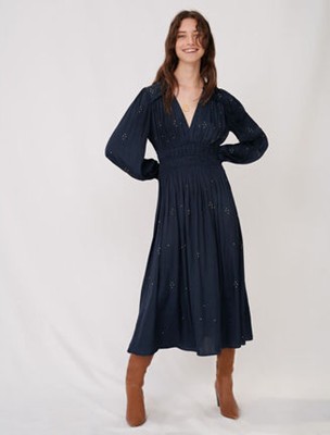 maje LONG PARACHUTE DRESS WITH 衣裳