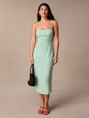 Rouje 頬べに ANNICK DRESS LACE-UP BACKLESS midi DRESS 衣裳