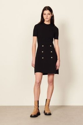 sandro 真砂ロ Short knitted dress 衣装