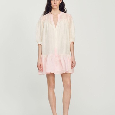 sandro 砂子ロ Tie\u0026dye dress 衣裳