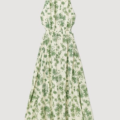 sandro 砂子ロ Long floral dress 衣裳