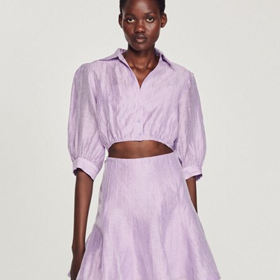 sandro 砂子ロ Short open dress 衣裳