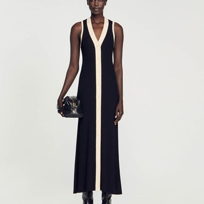 SANDRO 沙子ロ Knit maxi dress 衣装
