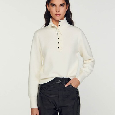 SANDRO 砂子ロ High-neck jumper トップス