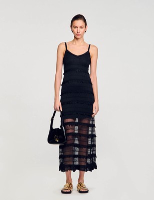 Maje マージュ Knit Maxi Dress 衣裳 御召しもの