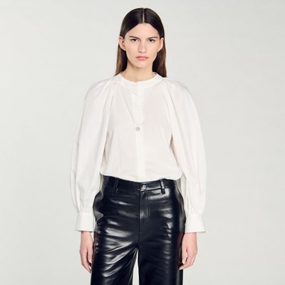 SANDRO 沙子ロ Full-sleeved shirt プルオーバー トップ