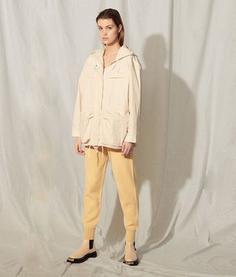 sandro 砂子ロ Nylon jacket with hood 上衣