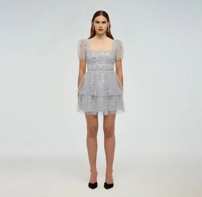 Self-Portrait セルフすがた絵 Cluster Sequin Mini Dress 衣装