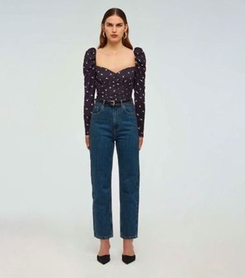 Self-Portrait セルフすがた絵 Polka Dot Stretch Crepe Top トップス