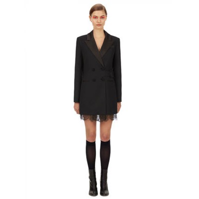 Self-Portrait Black Tailored Lace Mini Dress 衣装