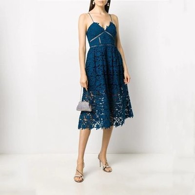 Self-Portrait Petrol Azaelea Dress 衣装