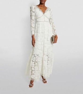 Self-Portrait セルフすがた絵 Ribbon Lace Maxi Dress 衣装